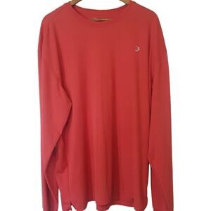 Mens Sz XXL Coral Fishing Reel Legends Logo Long Sleeve Lightweight Tee Shirt